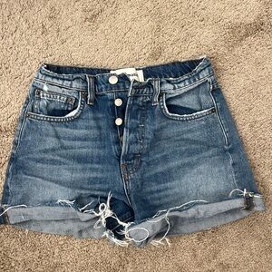 Reformation jean shorts